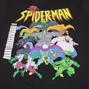 Marvel Spider Man villains T shirt size S